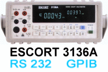 ESCORT 3136A五萬計數(shù)雙顯示臺式萬用表
