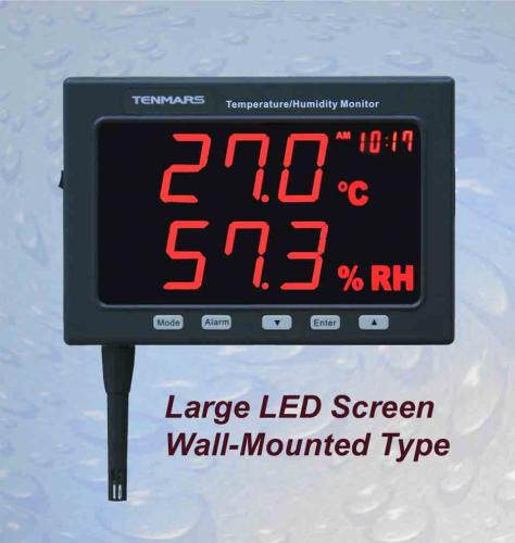 LED精密型溫濕度監(jiān)測記錄器TM-185/TM-185D